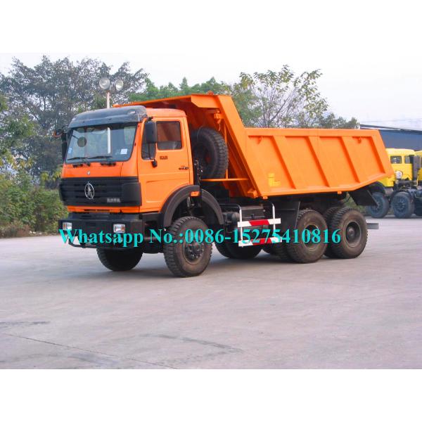 Grande vitesse résistante de la marque ND3253B38 du camion à benne basculante de cabine de LHD NG80B BEIBEN
