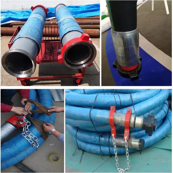 3 Inch Rotary Drilling Hose High Pressure Sea Ocean Hammer Union Flexible
