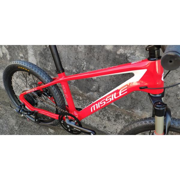 20 дюймовый детский велосипед с вилкой и карбоновой рамой весит всего 11 кг.