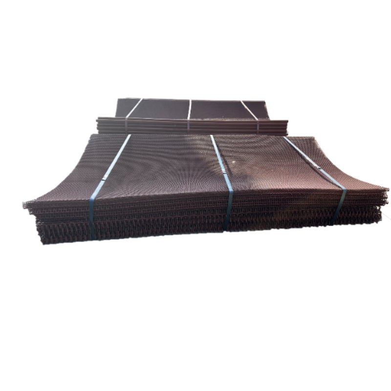 65Mn Manganese Steel Crimped Wire Mesh with 5mm-12mm Wire Diameter and 30mm-80mm