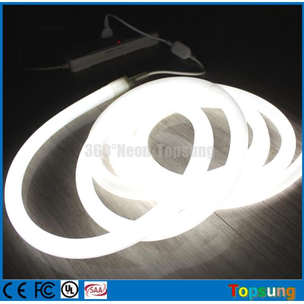 25m roll 360 degree white led neon light 12v for signs