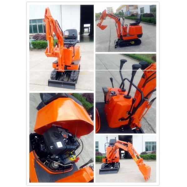 Small Diesel Engine 500kg Hydraulic Excavators For Rent / Home , 6.8kw Power