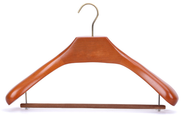 Betterall Solid Wood Hanger With Pant Bar Multifunction Hanger