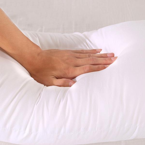 Descanso 100% em forma de u do corpo da fibra de poliéster para a mulher gravida