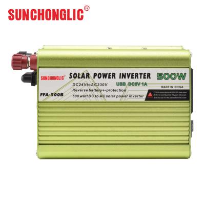 Invertisseur d'onde sinusoïdale modifié de 500 va avec USB 5V 1A 24V DC sortie AC 220V