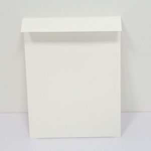 Enveloppes en papier blanc réutilisable et durable Poche ondulée légère 20x30 cm