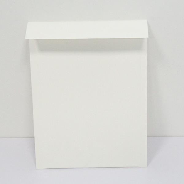 Enveloppes en papier blanc réutilisable et durable Poche ondulée légère 20x30 cm