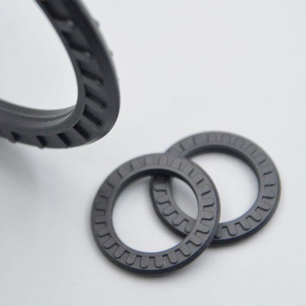 PPD Double Sided Air Pneumatic Cylinder Piston Seal Black NBR Oil Resistant Rubber Seal
