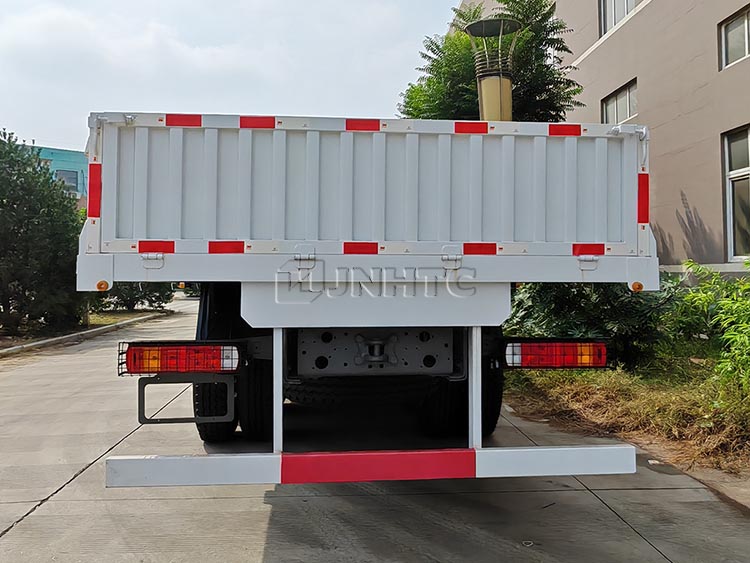 Howo Fence Cargo Truck 10Tons Folding Crane 6X6 10 Wheels 340hp For Sale