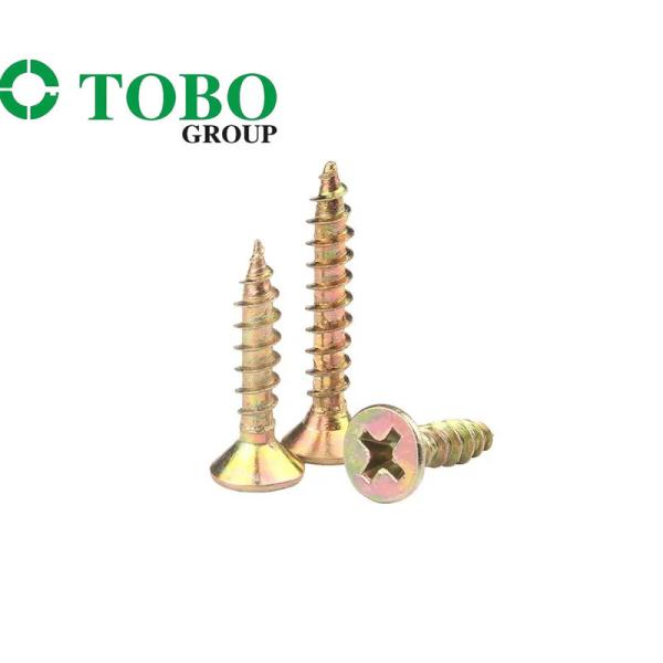DIN7981 DIN7982 DIN7983 Chipboard Screw Carbon Phillips Head Screws Self Tapping Screws