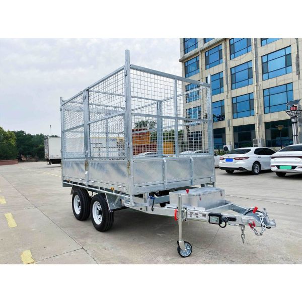 10x7 Dual Axle Box Trailer Hot Dip Galvanised Tilt Box Trailer 3500kg ATM