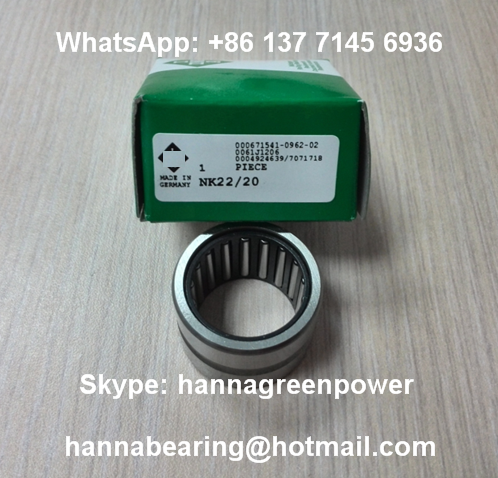 Легкая серия NK8/12-TV Полиамидная клеточная игла с роликовым подшипником с отверстием для масла 8x15x12 мм