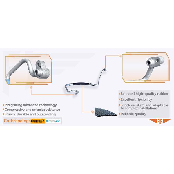 88711-0D420 Toyota Yaris 1.5L Automotive Air Conditioning Aluminum Tubing