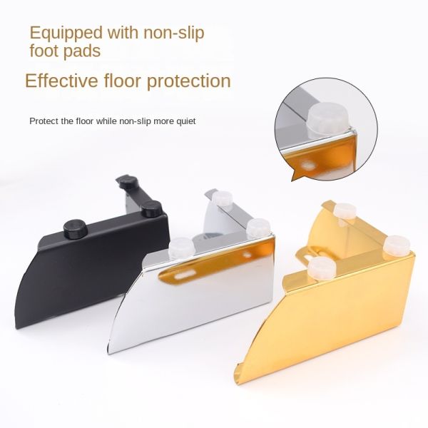 Gold Black Chrome Metal 2-in-1 Furniture Accessories Leg Sofa Leg Cabinet Leg