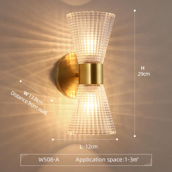 Creative Copper Wall Lamp Luxury Living Room TV Background Wall Light（WH-OR-180)