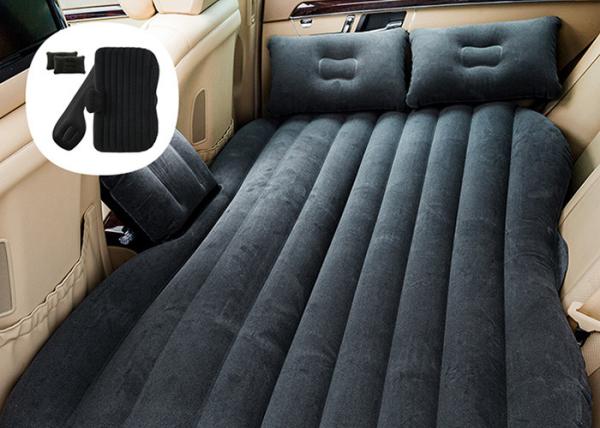Wear Resistant Car Travel Inflatable Mattress With Blow Up Pump Various Color