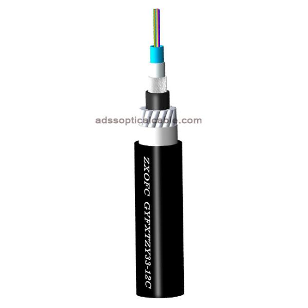 Armored Submarine Fiber Optic Cable , Unitube Non Metallic Sheathed Cable
