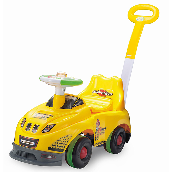 Kids Toddler Plastic Ride On Car Push Baby Walker With Backrest Non - Toxic