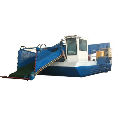 15 Tons Automatic River Cleaning And Mowing Boat With Lighting System For Night Operation