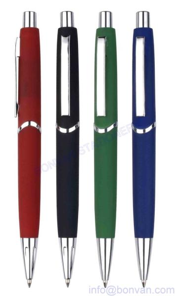 Rubberized gift pen,rubberized promotional ball point pen, gift rubber pen