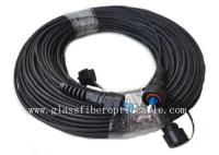Cabo ótico RRU impermeável RRH 100m - 1000m da fibra de vidro do duplex CPRI de ODVA LC