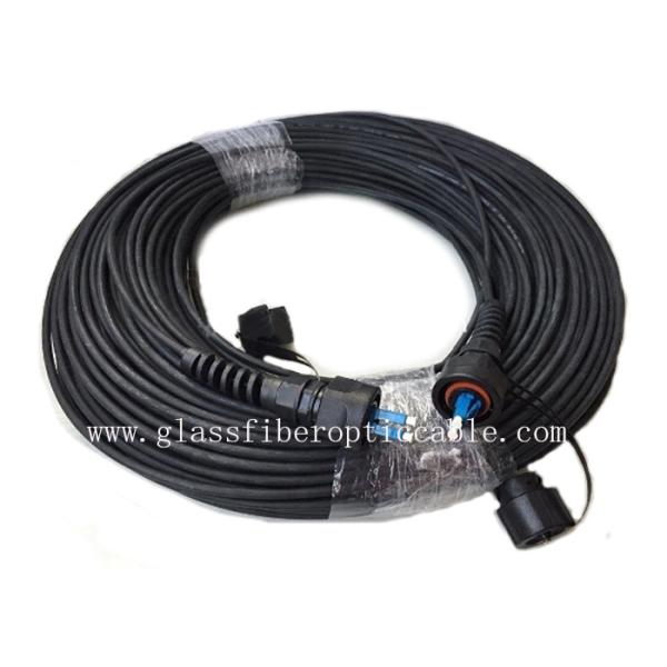 Le câble optique de fibre de verre du duplex CPRI d'ODVA LC imperméabilisent RRU