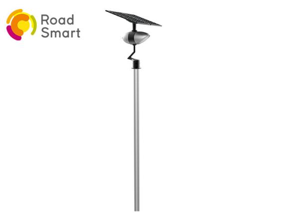 High Lumen 6 W All In One Solar Led Street Light 5 Foot Pole For Outdoor Lighting