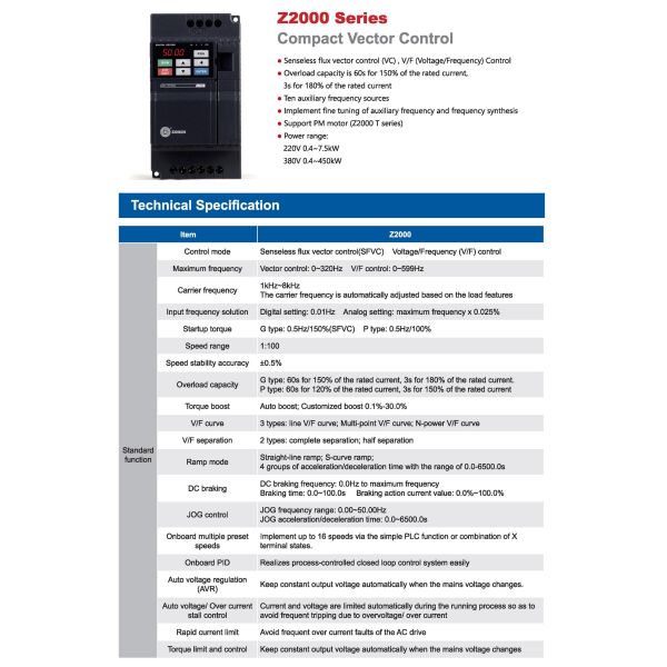 7HP Variable Frequency Drive 380v Inverter For Building Hoist Elevator Industry Specific