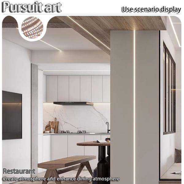 Светодиодная индукционная световая лента 20*10*2000 мм для встроенного шкафа гардеробного винного шкафа