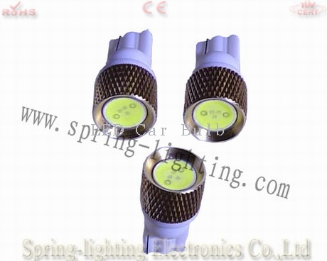 High efficiency T10 / 1.5w / 50000 hours LED Automotive Light / LED Car Bulb