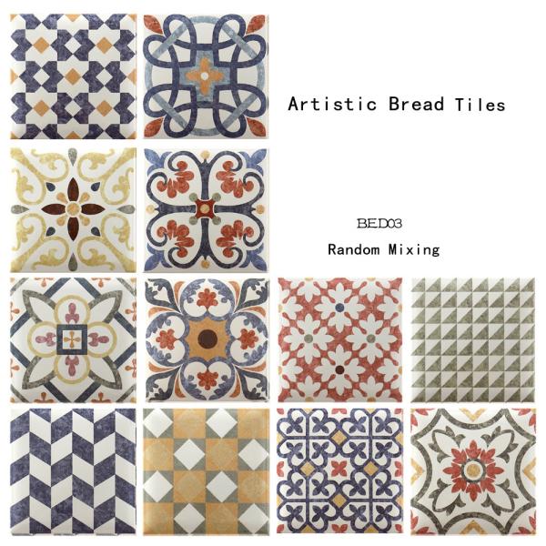 152x152mm Glossy Porcelain Wall Tiles for Indoor Use