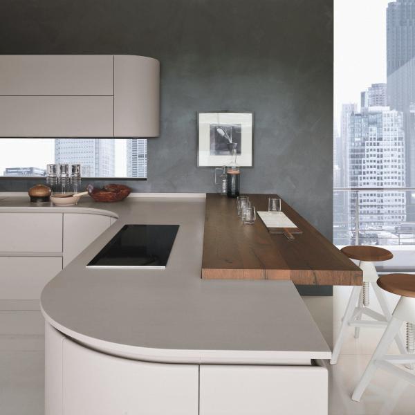 Promotion Luxury U Shape Handleless Kitchen Cabinet Set Modern Kitchen Cabinet Villa Melamine Kitchen Cabinet