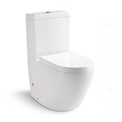 Sanitary Ware Ceramic Washdown Two piece Toilet with 10cm/4inch diameter outlet Toilets