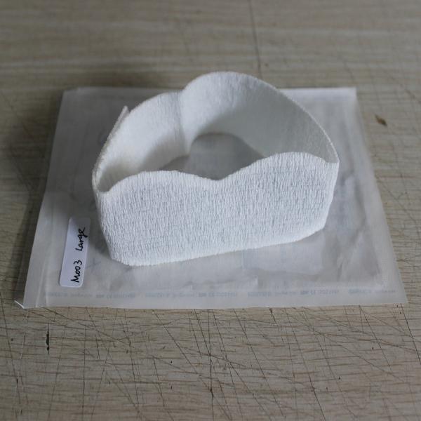 Pure cotton non-woven fabric soft eye mask for led phototherapy/disposable eye mask for baby