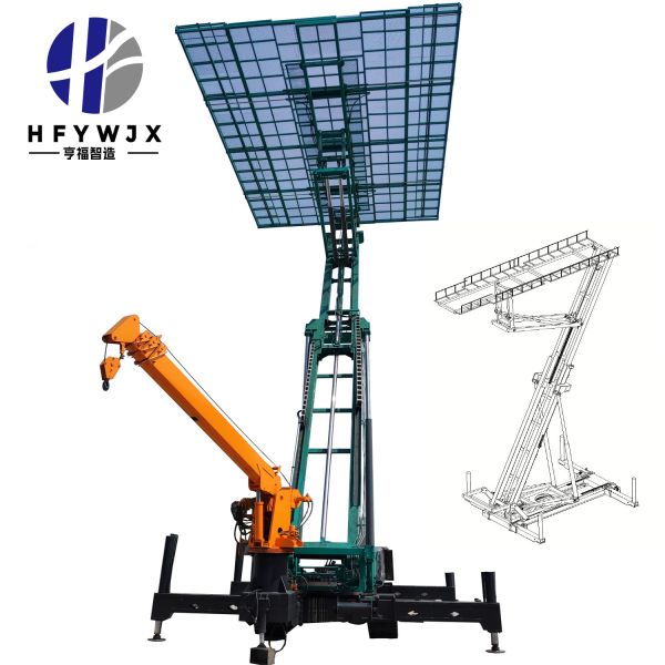 Automatic Hydraulic Driven High-altitude Lifting Platform with 18.5m Lifting Height and 8t Capacity for Construction