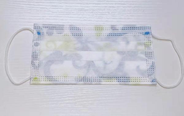 S&J 3-Ply Fashion Disposable Printed Face Mask Respirator Nonwoven Multiple Vibrant Colors Kids Friendly ASTM F2100 LEVEL3
