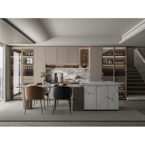 Custom Luxury Sideboard Cabinets With Wine Rack