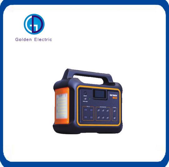 60W Long Lifespan Solar Lighting System Hight effciency With LED Bulb 15A