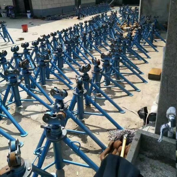 Гальванизированная стойка вьюрка тросового ролика веревочки провода механическая простая
