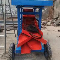 Trituradora de mandíbula diesel con el machacamiento de piedra portátil del tamiz vibratorio
