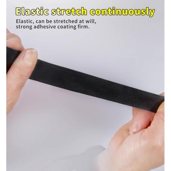 Pressure Sensitive White / Black Rubber Adhesive EVA Foam Tape For Carton Sealing