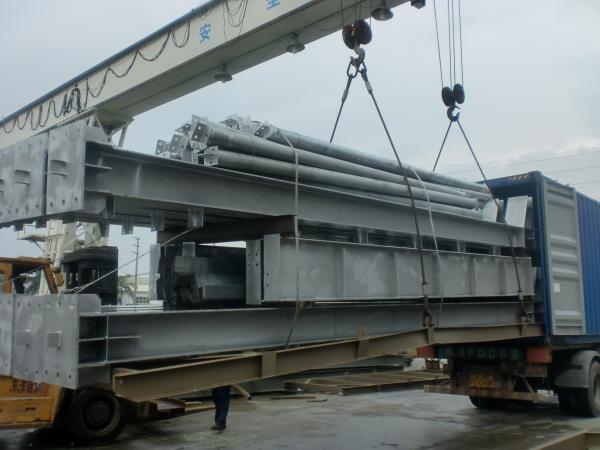 Galvanized Warehouse Steel Structure With AWS and BS EN Standard