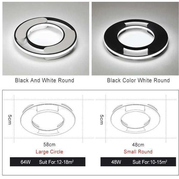 Kitchen ceiling spotlights Acrylic ceiling lamp Lighting Fixutres (WH-MA-81)