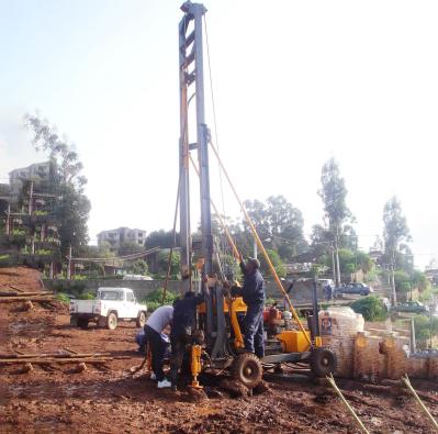 Xyt-3b 600m Depth Trailer Type Geological Drilling Rig Machine