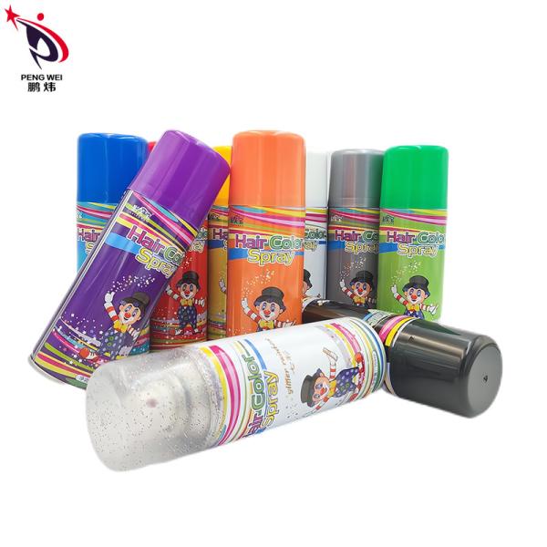 ISO9001 Dye Hair Color Sprays Practical Smudgeproof Washable Color Hair Spray