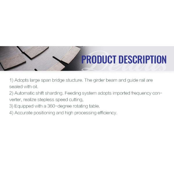 3200x2000x80 мм Размеры рабочего стола Инфракрасная мостовая резальная машина для резки гранита