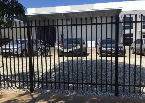 Australia Black Powder Coated Spear Top Garrison Fencing/Wrought Iron Fencing