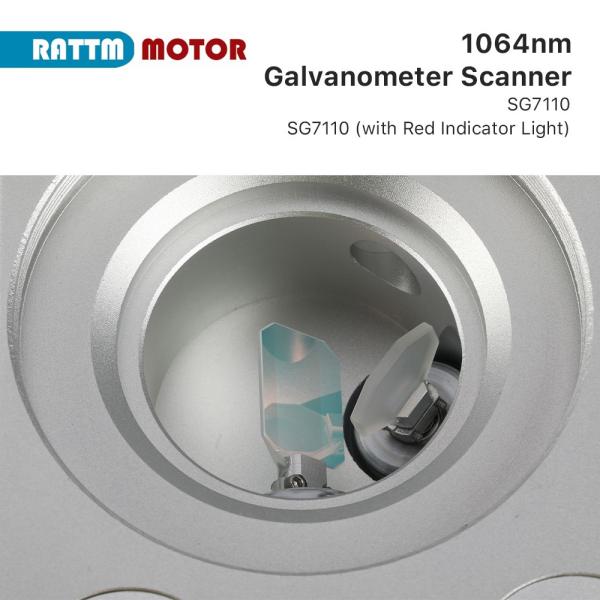 1064nm Fiber Laser Galvo Scanner SG7110 SG7110R Aperture 10mm For Fiber Marking