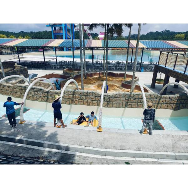 Customized IP Waterfall Vison Waterparks Playground Equipment Spray Lazy river Equipment For Amusement Park Games