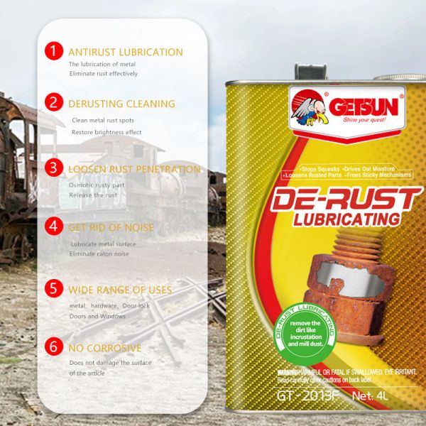 Rust Remover Manufacturer | Getsun Multi Purpose Lubricant Factory